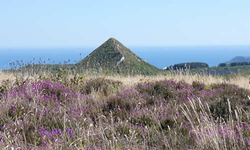 Views over to the south from Carloggas Downs